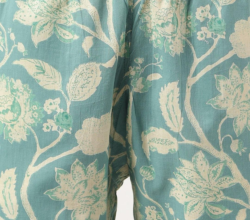 Divena Sea green Printed Loungewear/Nightwear - divena world