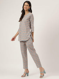 Divena sky blue Printed Loungewear/Nightwear - divena world