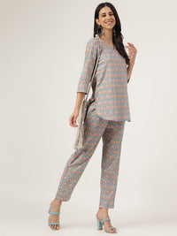 Divena sky blue Printed Loungewear/Nightwear - divena world