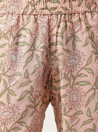 Divena Pink Printed Loungewear/Nightwear - divena world