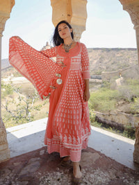 Divena Women's Cotton Layered & Tiered Kurta - divenaworld.com