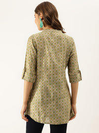 Divena Green Floral Printed Top