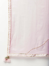 Divena Pure Chicken krai georgette Powder Pink Kurta Palazoo Set with Dupatta - divenaworld.com